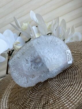 Natural High-Grade Brazilian White Agate